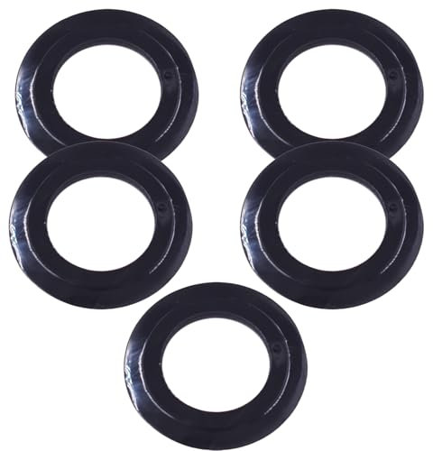 5 Stück Küche Spüle Abfluss Dichtung Gummidichtung für Korb Sieb Stecker Spüle Leck Beweis Gummidichtung Küche Spüle Abfluss Dichtung Gummidichtung, schwarz