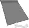 Outdoor Sonnensegel 0,8x0,8m mit Montagematerial Windabweisend Reißfest UV-Schutz Sonnensegel Schattensegel für Hof und B Kein Bohren Dunkelgrau
