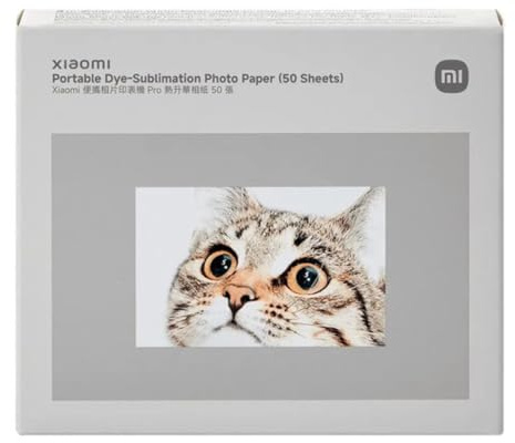 Xiaomi Portable Dye-Sublimation Photo Paper (50 Sheets)