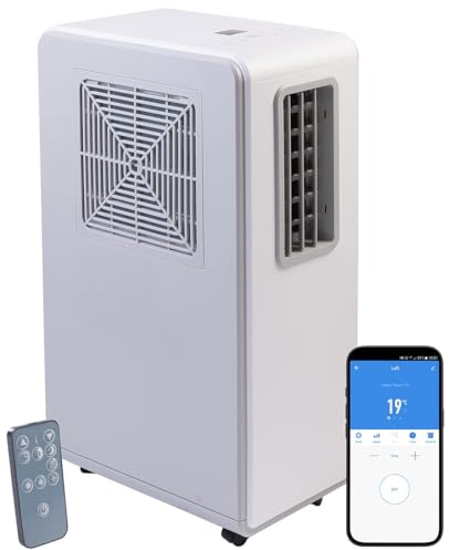 Climatiseur mobile connecté 1800 BTU/h 500 W sans évacuation ACS-5.app [Sichler Haushaltsgeräte]