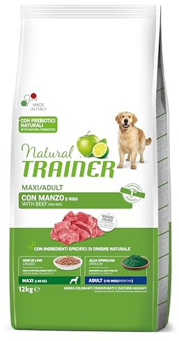 Trainer Natural Adult Maxi Hundefutter mit Rindfleisch und Reis