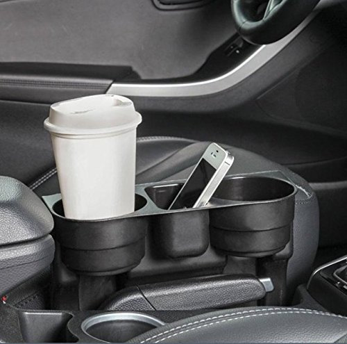 Getränkehalter Ablagefach Stauraum Aufbewahrungsbox - - Becherhalter Flaschenhalter Drink Holder für Mittelkonsole Fahrersitz Beifahrersitz Rücksitz Rückbank zwischen den Sitzen