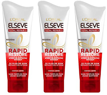 L'Oréal Paris Elsève Rapid Restore Tr5 Intensive Intense-Reparatur 180 ml – 3 Stück