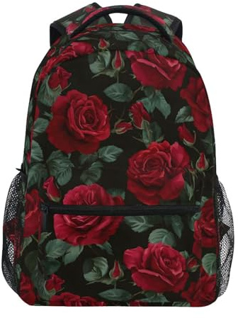 Alaza, zaino grande con ananas rosa e oro su marmo rosa e bianco, personalizzabile, per laptop, iPad, tablet, viaggi, scuola, con tasche multiple per uomini e donne