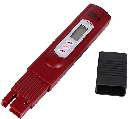 Digital LCD TDS Meter 0-9990 PPM Wasserqualitäts-Tester mit pH und Temperatur Trinkwasser Mineralgehalt Analyzer für Trinkwasser-Reinheit Prüfung