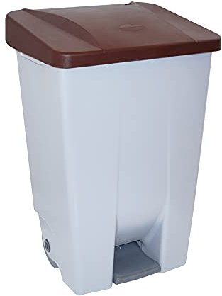 Denox DEN050 Contenedor Selectivo 80 litros, Marrón, 490x415x735 mm