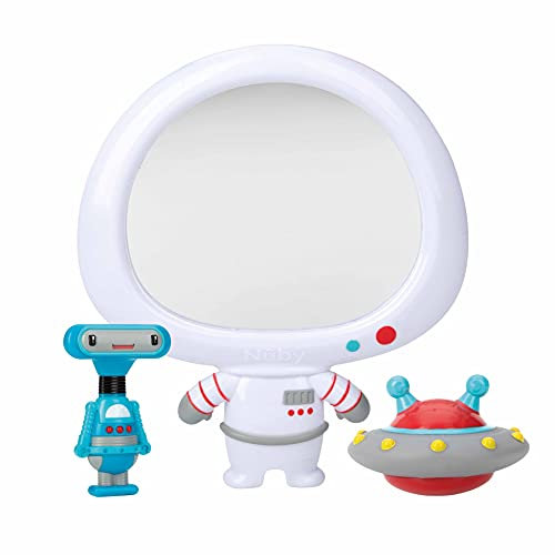 Nuby Spielzeug Spiegelset - Raumfahrer - 12M+, Mehrfarbig, 100 g, NV08005