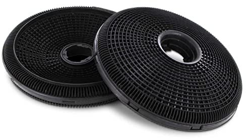 DL-pro 2x Aktivkohlefilter ECFB02 - Modell 190, passend für AEG Electrolux 9029793701-902979877D190 - E3CFP19, Gorenje 443072 - Dunstabzugshaube