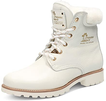 Panama Jack Women's Boots, Panama 03 Igloo Trav B29, Blanco/White, 41 EU