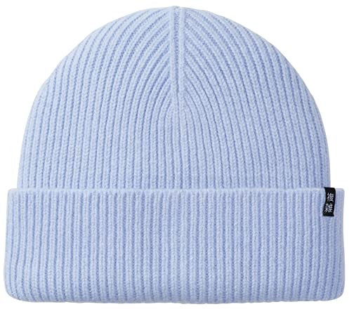 Enter the Complex® Merino Winter Mütze - Tao - 100% Merino Wolle, Beanie, Watch Cap, Strickmütze, Weich und Elastisch, Grobstrick, Damen und Herren, Hell Blau