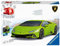 Ravensburger 3D Puzzle 11299 Lamborghini Huracán EVO - Verde - 108 Teile - Das berühmte Fahrzeug als 3D Puzzle Auto