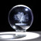 Movdyka 6 cm - Figurine d'arbre de vie en cristal 3D avec support en cristal - Presse-papier en verre gravé - Cadeau pour femme - Ornements de collection