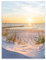 Poster Strand und Meer Natur 70x100 cm Hochformat - OHNE RAHMEN XXL Wandposter Kunstdruck Fotoposter Wandbild Wandbilder Wand Bild auf Poster Wohnzimmer Schlafzimmer Küche