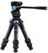 SIRUI AM-223L+AT-10 Carbon Mini Video Kamera Reise Stativ, Ministativ mit Nivellierbasis, AT10 Panorama-Flüssigkeitskopf, Kamerastativ, Höhe zusammengeklappt: 30 cm, maximale Traglast: 5 kg