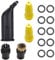 Replacement Accessories Steam Cleaner Stubborn Stain Remove Head Brush Spare Parts Nozzle Set Compatible with Karcher SC2 SC3 SC4 SC5 Steam Vacuum Cleaner