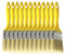 DD Composite Laminierpinsel Sets Flachpinsel Kunststoffstiel verzinkte Zwinge, Pinsel bitte wählen:50mm (12 Stück)