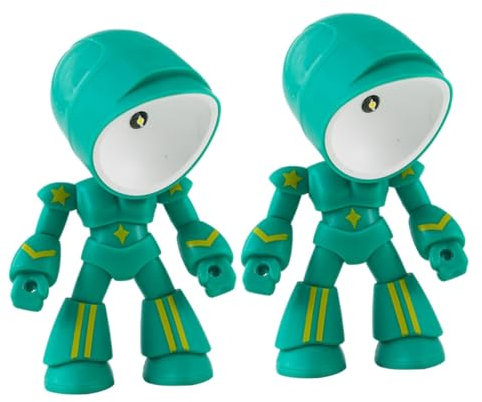 Ciieeo 2 Stücke Nacht Nacht Lampe Dimmer Roboter Jungen Und Mädchen Licht Warmes Licht Kinder