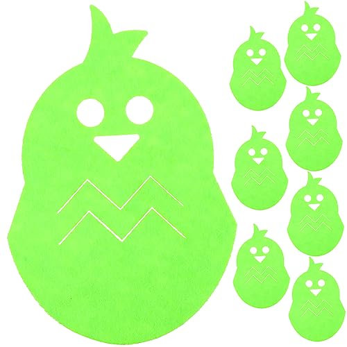 Alipis 8piezas Bolsa Para Vajilla De Pascua Unidades Portacubiertos Decorativos Forma De Pollo Para Fiestas