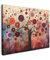 MuchoWow© Quadro Su Tela 40x30 cm Grandi Dimensioni Quadri Moderni Soggiorno Stampa Di Foto Decorazione Camera Letto Da Parete Con CorniceAlbero della vita - Fiori - Rosa - Hippie - Arte