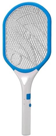ASMGOLD Electric Fly Swatter - High Voltage Bug Zapper Racket, Rechargeable Battery and LED Light - Effective Pest Control for Flies, Mosquitoes, and Other Insects
