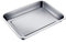 Creperture Teglia da forno, 40 x 30 x 4,8 cm, in acciaio inox, rettangolare, facile da pulire, per cucinare