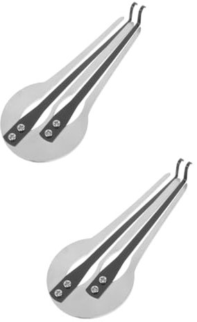 TOYANDONA 2St Mundharmonika traditionelles Instrument Ethnisches Musikinstrument Mund Musikinstrument Maultrommelmaul Harfenmund nationales Instrument Harfeninstrumente Legierung Silver