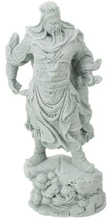 MOBUTOFU Retro Stein Stein Yu Skulptur Desktop Statue Traditionelle Handwerkskunst