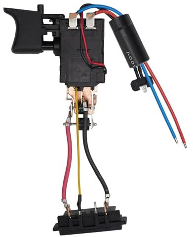 sostituzioni Trapano elettrico Trigger Interruttore Pulsante di controllo 16A 20V for DCD771 DCD771C2 N279942 N337101 N335379 Trapano elettrico Interruttore