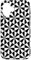 Hülle für iPhone 16 White Black RectangleTriangle Honeycomb Art Deco Pattern