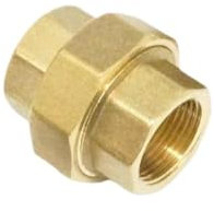 KXJSYL Tool 1PC 1/8 1/4 3/8 1/2 3/4 1 BSP Femelle Laiton raccord Union raccord connecteur Adaptateur(3/4)