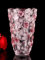 Glass Flowers Vase 9.3 inch tall, Unique Crystal Vases for Tables Centerpieces, Vintage and Rose Large Vases Christmas Thanksgiving Gifts.