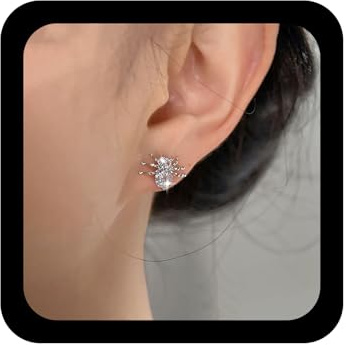 Cybche Punk Kristall Cz Spinne Ohrringe Kleine Strass Ohrringe Silber Minimalistisch Gruselig Tier Spinne Ohrstecker Schmuck Für Frauen