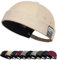 Berretto Portuale Uomo Corduroy Docker cap Cappello Senza Visiera Estivo Retro Cotone Docker Hat Senza Visiera Berretto da Uomo Donna Brimless Hat Classic Leon Cappello