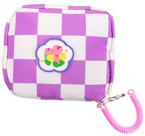 WRITWAA de rangement pour serviettes hygiéniques de toilette pour femmes poche porte-tampon portable conteneur de stockage de serviettes hygiéniques pu