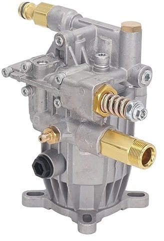 Bomba de Lavadora de Presión Horizontal del Eje de 3/4 , Bomba de Lavadora de Presión 2610-3000PSI (180-250 bar), Bomba de Lavadora de Alimentación de Eje de Aluminio para