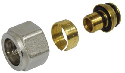 La zappa Raccordo a compressione per tubo multistrato irrigazione 1/2″ (1/2 - 16 X 2)
