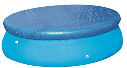 Round Pool Cover Durable Blue Cover for Inflatable and Frame Swimming Pools Protects Against Dust Rain Fits Diameter Pools