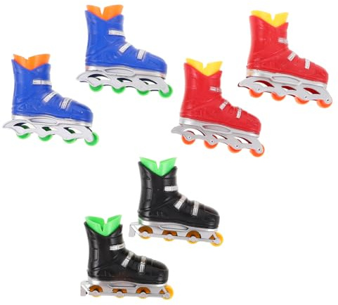 Toddmomy 6 Paare Mini Skateboard Fingerboards Set Teiliges Finger Skateboard für Erwachsene Tragbar und Einfach zu Bedienen für Büro und Reiseunterhaltung