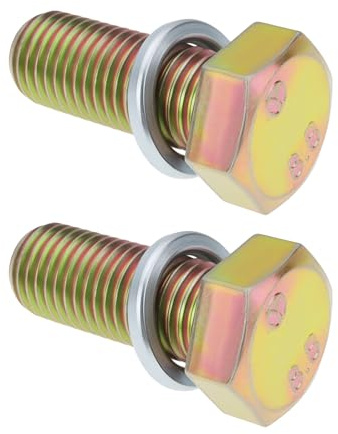 OTOTEC Lot de 2 Boulons de Lame de Tondeuse à Gazon 5/8-18 X 1-1/2 avec Rondelles Frein 418-0078-00 419-0004-00 3253-8 Compatible avec Spartan