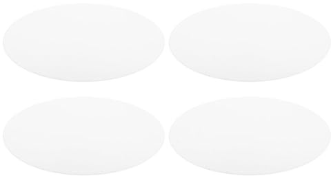 IWOWHERO Cubierta de Lámpara de Techo Acrílica Redonda 18 CM Diámetro, 4 Paneles Reutilizables para Iluminación Doméstica y Eventos Sociales