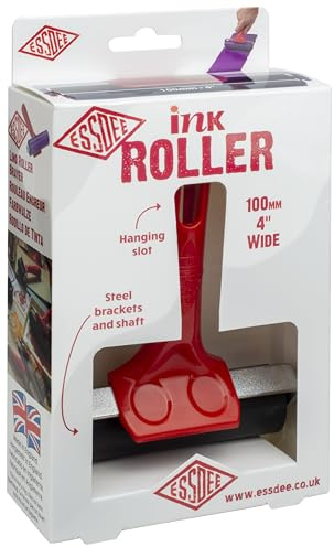 ESSDEE SG Education LINO R4 Lino Roller, Red Handle, 4 Length