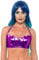 Smiffys Meerjungfrau Muschelbikini BH-Top, Lila