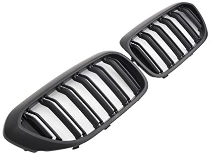 GCP PASST FÜR 5ER G30 G31 SPORT KÜHLERGRILL DOPPELSTEG GRILL MATT SCHWARZ