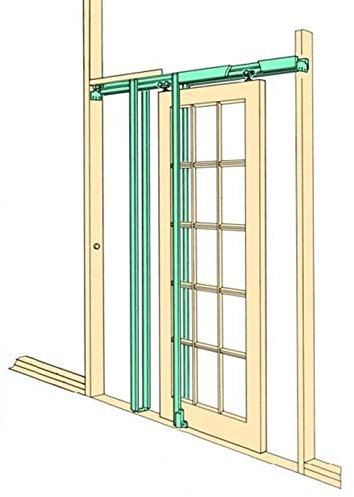MonsterShop T-Mech Pocket Schiebetür System zum Einbau Pocket Kit Schiebetürsystem