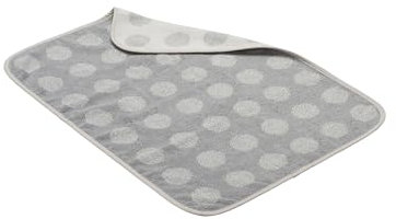Leander Topper für Wickelauflage Grau - 100% Bio Baumwollfrottee - Ultraweich - Ideal für die Matty Wickelunterlage - Wärmt & Trocknet