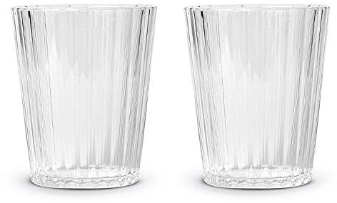 WD LIFESTYLE SET 2 BICCHIERI 370ML TRASPARENTE IN ACRILICO ACCESSORI TAVOLA CUCINA