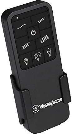 Westinghouse 7787900 Four Speed Black Ceiling Fan Remote Control with Backlit Buttons