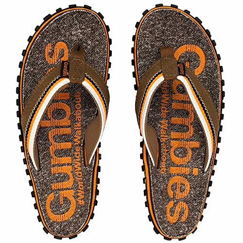 Gumbies Herren Flip Flop Sandalen Zehentrenner Cairns, Farbe:Orange, Schuhgröße:EUR 45, Artikel:-2506 orange