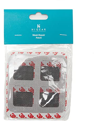 HI-GEAR Mesh Repair Patches, Grey, One Size