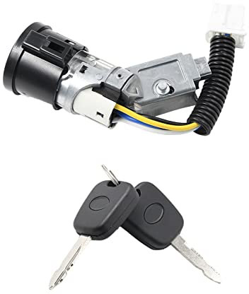 CANTONDZ Commutateur D'allumage Serrures de contact avec clé N0501412 Compatible avec Peugeot 107 Citroen C1 1.4 HDI Toyota Aygo N0502200